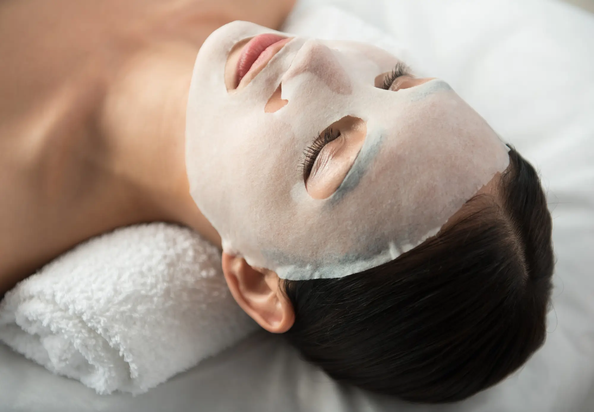 Vendég CO2 maszkban pihen